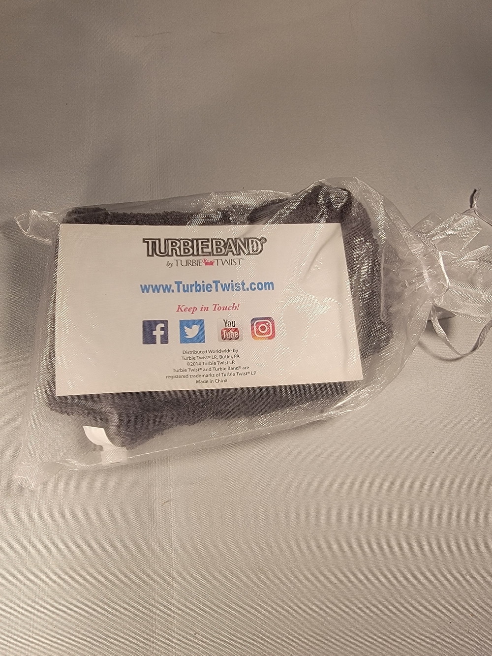 TurbieBand Gray Hair Towel Wrap by TurbieTwist